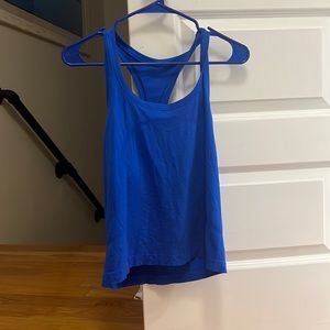 RARE LULULEMON bright blue tank top!
